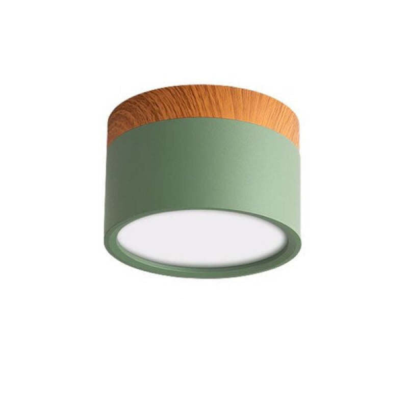 Jojo Cylindrical Flush Mount Ceiling Light - Lamp Copper