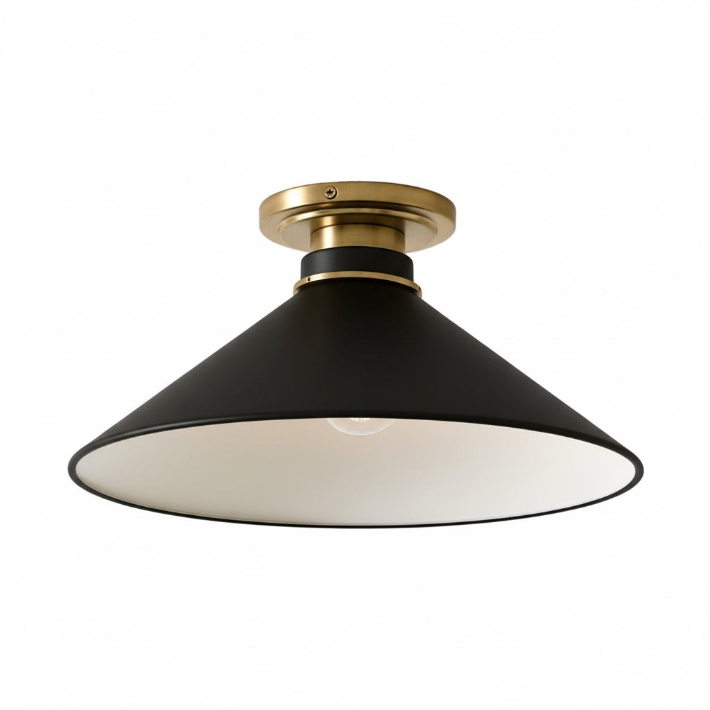 Grange Ceiling Light Metal&Glass