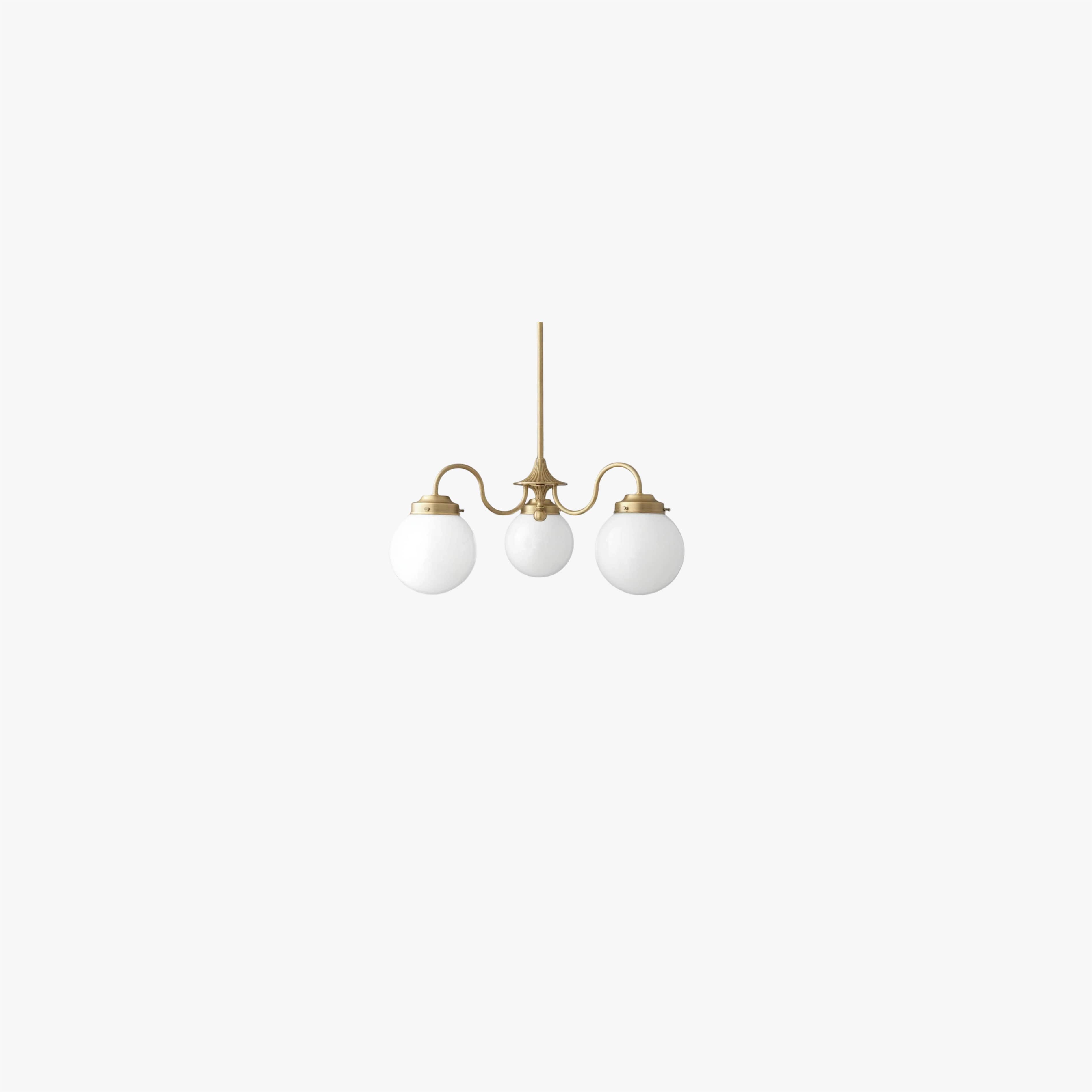 Pearl 3-Light Glass  Chandelier
