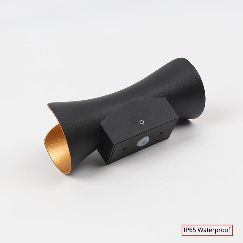 Noxel Curved Outdoor Wall Mounted Led Lamp - Lamp Copper