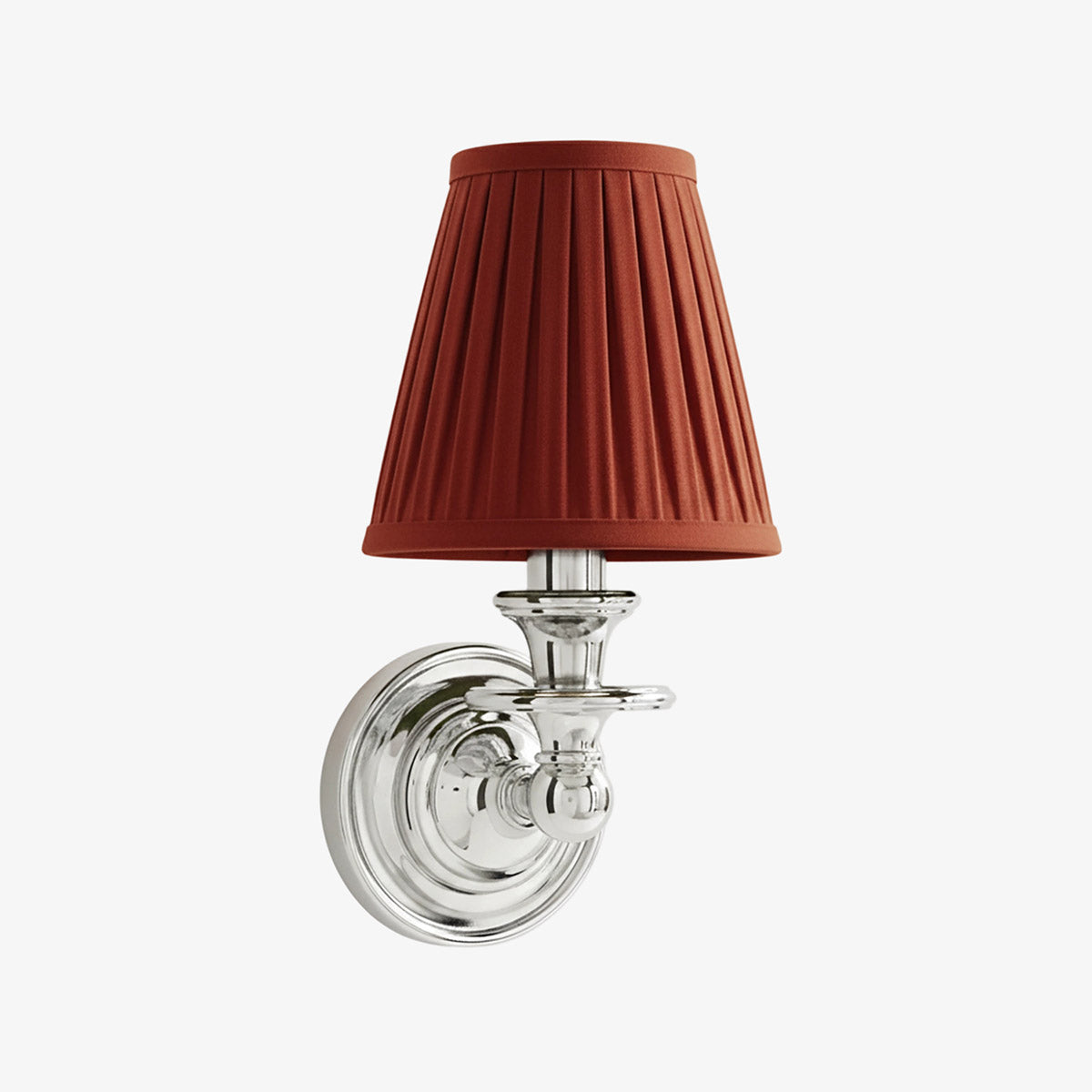 Elite White Fabric Wall Sconce Contemporary Bathrooms