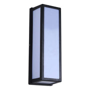 Linae Modern Waterproof Metal Cross Outdoor Wall Lamp, Black - Lamp Copper