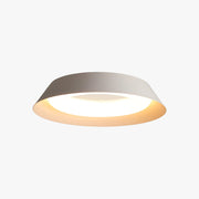 Arisha Nordic Bowl Metal/Acrylic Flush Mount Ceiling Light, White - Lamp Copper