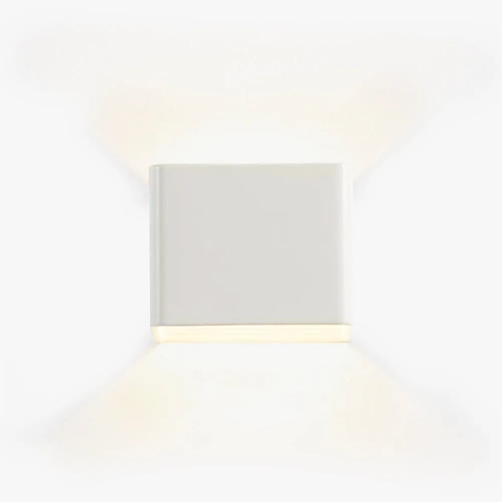 Aira Indoor Wall Lamp Square Colorful - Lamp Copper