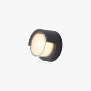 Ray Modern Round/Rectangular Metal/Acrylic Outdoor Wall Lamp, Black - Lamp Copper