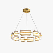 Arisha Minimalist Ring Metal Pendant Light,Black/Gold - Lamp Copper