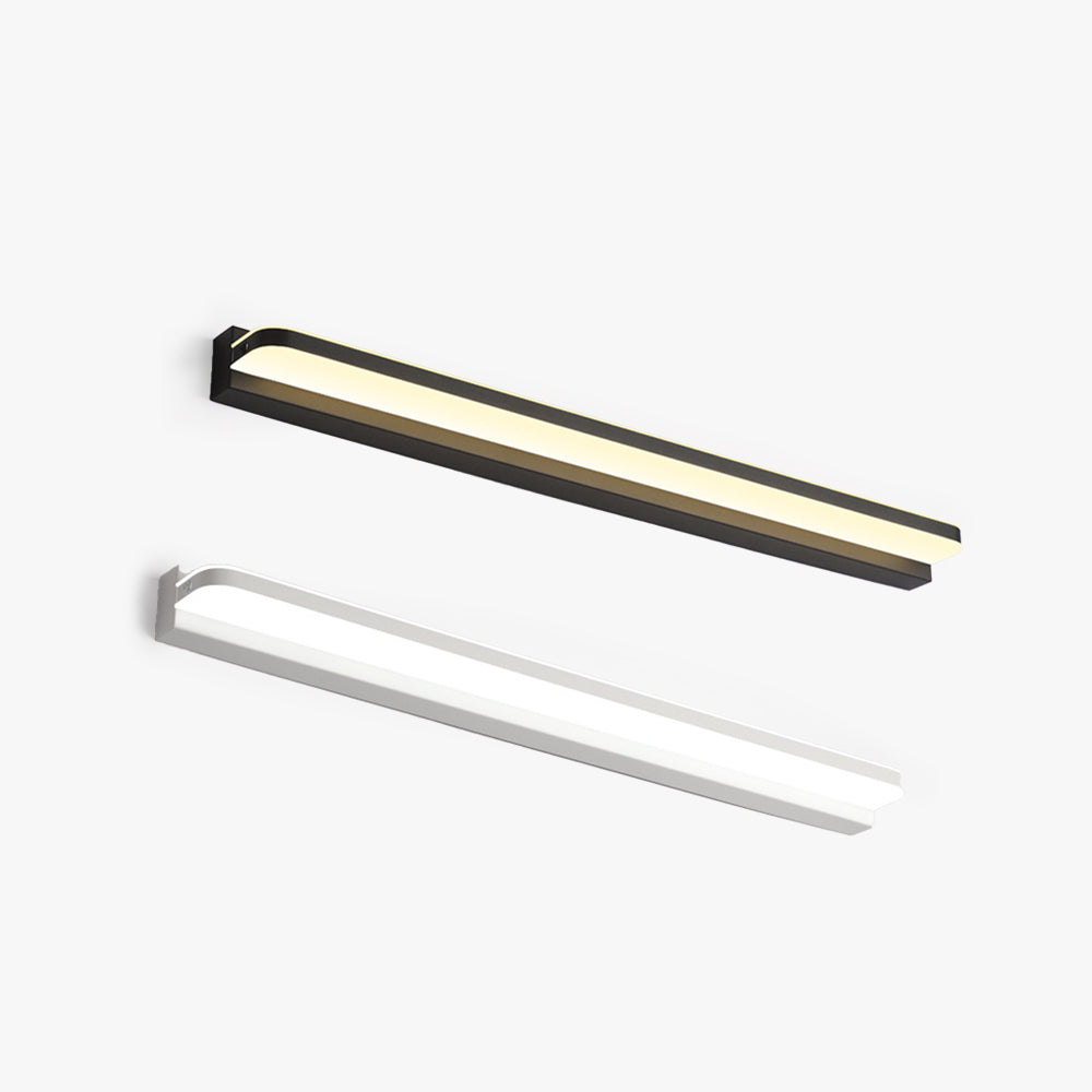 Arisha Wall Lamp Rectangular Modern, Acrylic Mirror, Black/White/Chrome/Gold, Bathroom - Lamp Copper