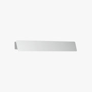 Ray Industrial Linear Metal Outdoor Wall Lamp, Black/White - Lamp Copper