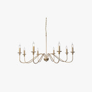 Orix Retro Vintage Candle Metal Chandelier - Lamp Copper