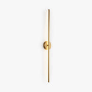 Fauro Modern Linear Metal&Silica Gel Wall Mount Lamps, Gold - Lamp Copper