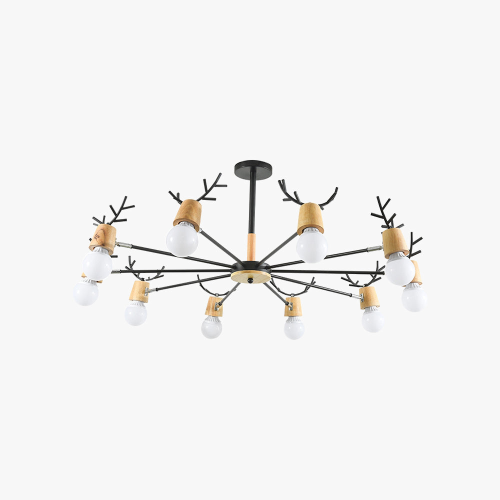 Valentina Deer Pendant Light, 7 Colour, 4 Style - Lamp Copper