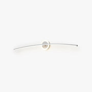 Arisha Modern Linear Metal Wall Lamp, White - Lamp Copper