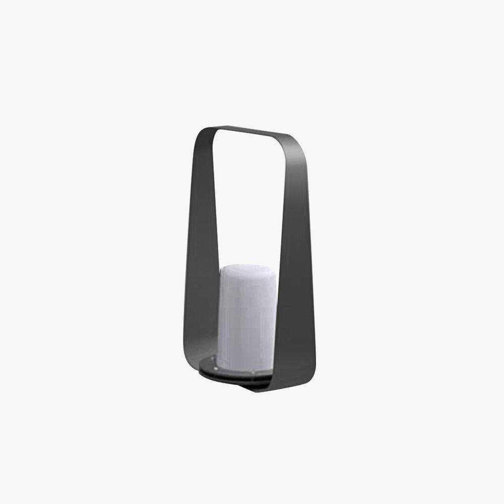 Ray Minimalist Portable Rechargeable Lamp de Table, Coffee/Grey - Lamp Copper