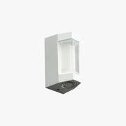 Marve Nordic Up Down Acrylic Outdoor Wall Lamp, White/Black - Lamp Copper