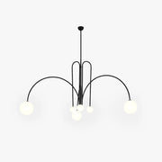 Monica Pendant Light Double Layer Glass Bubble - Lamp Copper