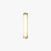 Ray Minimalist Cylindrical Metal Outdoor Wall Lamp, Black/Gold/Silver - Lamp Copper