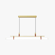 Inari Modern Linear Metal Pendant Light,Black/Gold - Lamp Copper