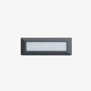 Ray Modern Metal Rectangular Outdoor Deck/Step Light, Black - Lamp Copper