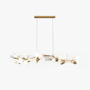 Olivia Modern Art Deco Metal & Ceramic Chandelier, Gold - Lamp Copper