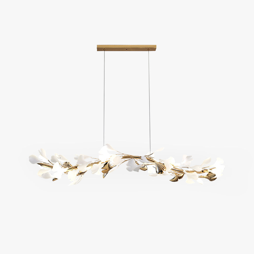 Olivia Modern Art Deco Metal & Ceramic Chandelier, Gold - Lamp Copper