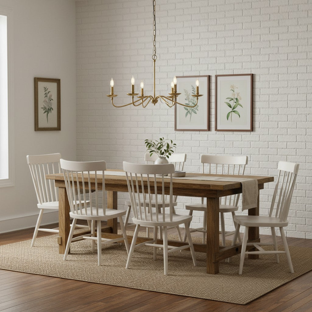 Lodge Minimalist Rustic Iron Candle Chandelier Hallway