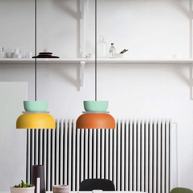 Jojo Pendant Light Contrast Color - Lamp Copper