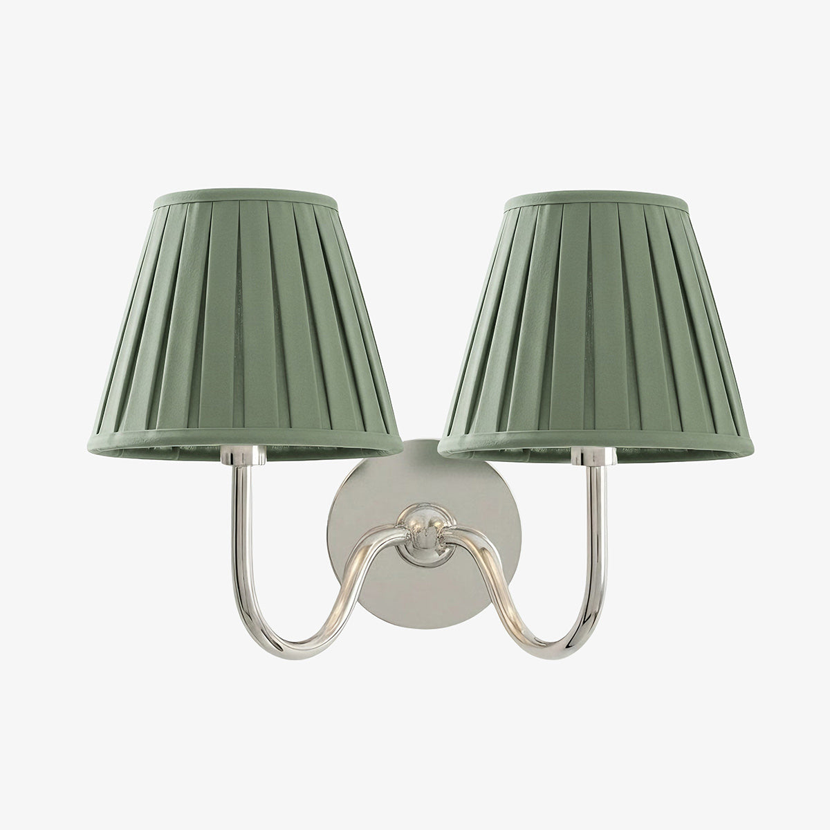 Grace Brass Linen Wall Lamp