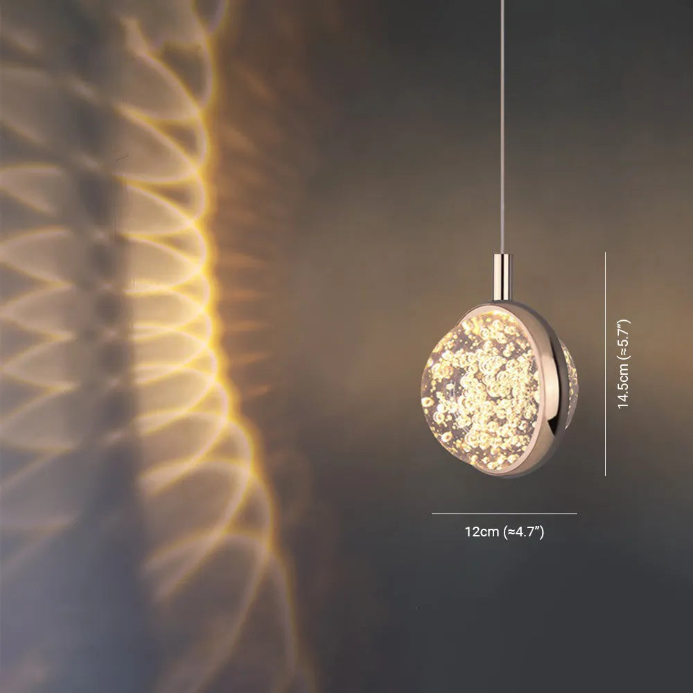 Kristy Morden Spherical Metal Pendant Light, Gold - Lamp Copper