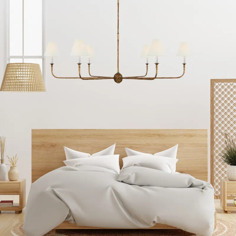 Silva Vintage Retro Metal Elegant Chandeliers Living Room - Lamp Copper