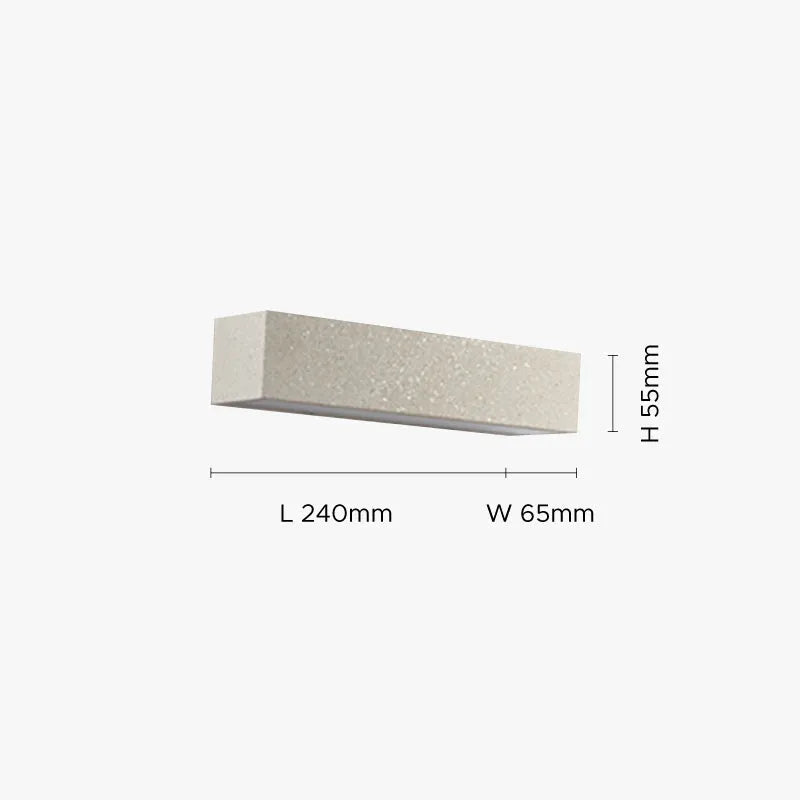 Fyra LED Outdoor Wall Lamp, Black & White - Lamp Copper