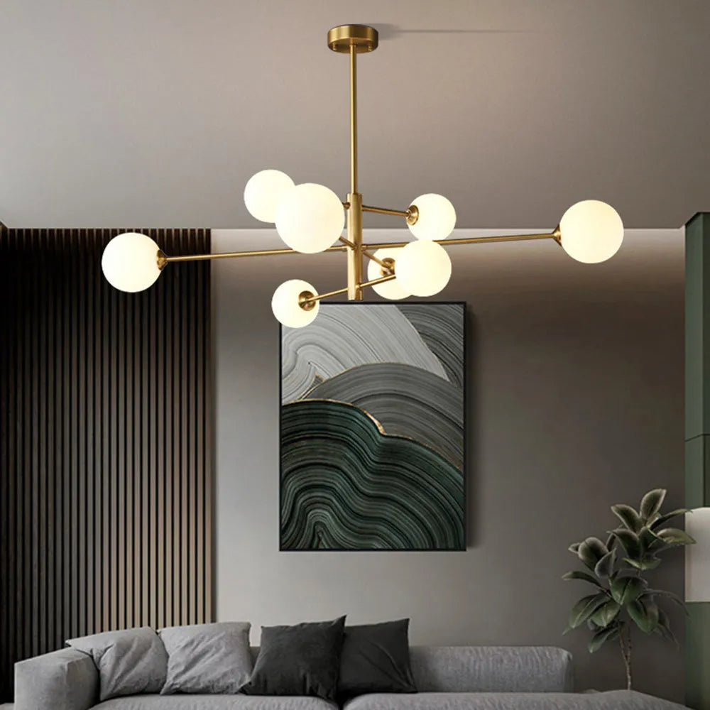 Valentina Modern Glass Shade Pendant Light, Copper/Black - Lamp Copper