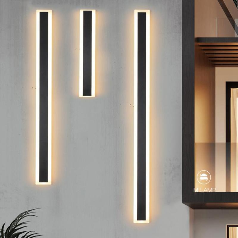 Vynn Linear Outdoor Wall Lamp - Lamp Copper