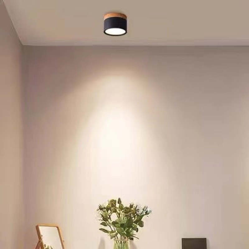 Jojo Cylindrical Flush Mount Ceiling Light - Lamp Copper