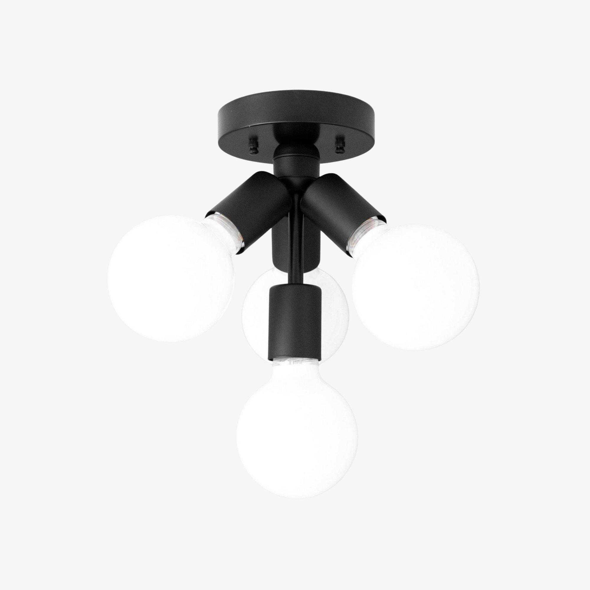Pearl Opal White  Brass Flush Mount Light  Living Room