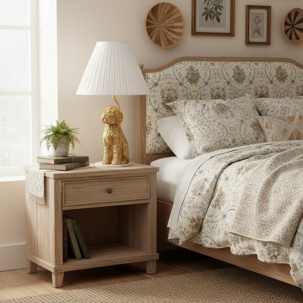 Kin Table Lamp Metal&Fabric Animal