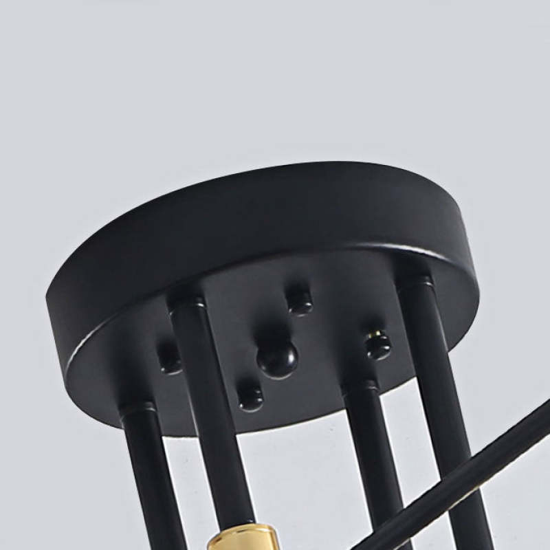 Lindsy Retro Satellite Shape Ceiling Light - Lamp Copper