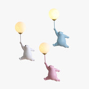 Bear Balloon Wall Reading Lamp - Lamp Copper