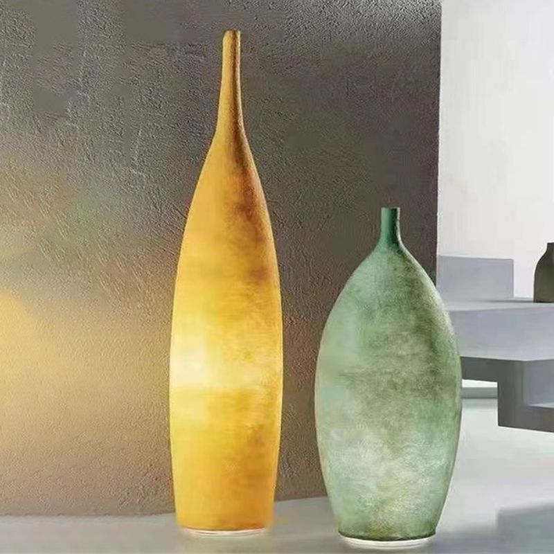 Byers Creative Bottle Resin Floor Lamp, Multi Colors, Hotel - Lamp Copper