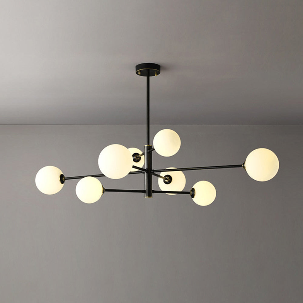 Valentina Modern Glass Shade Pendant Light, Copper/Black - Lamp Copper