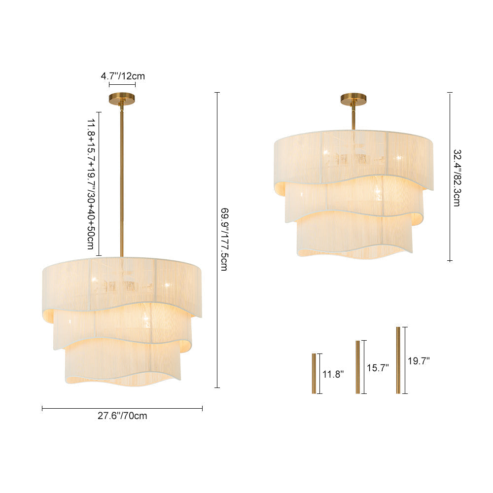Lustia Traditional Metal Thread Pendant Light - Lamp Copper