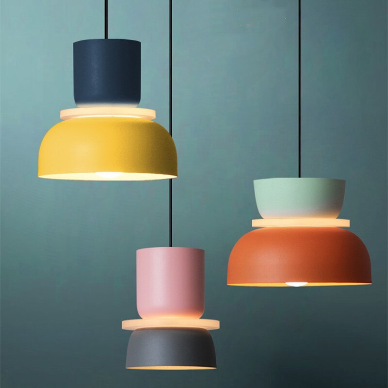 Jojo Pendant Light Contrast Color - Lamp Copper