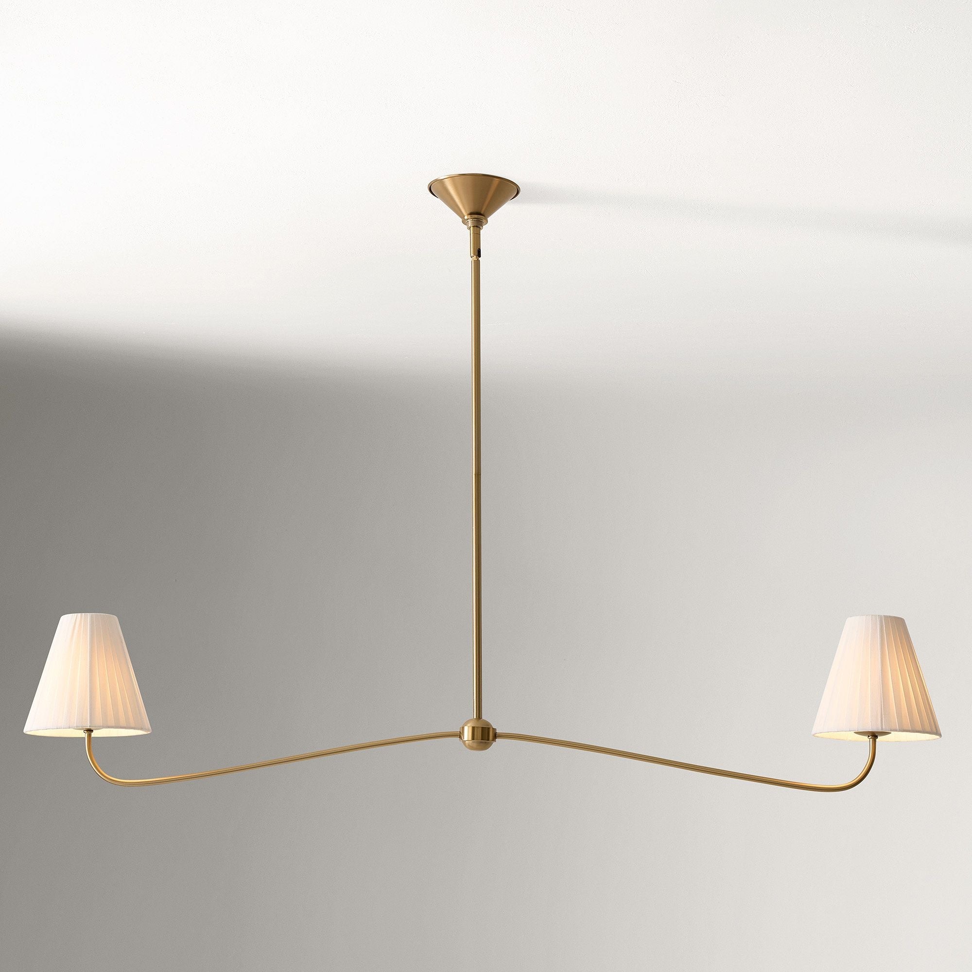 Fibura Pleated Shade Chandelier for Traditional Dining Room