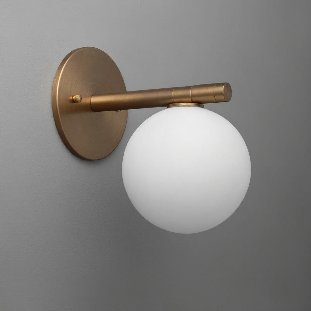 Pearl Glass Wall Sconce Modern Hallway