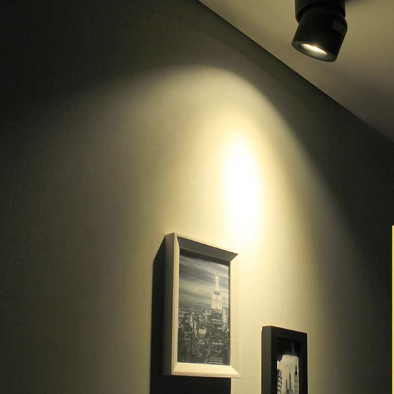 Kilo Spotlight Modern LED Flush Mount Ceiling Light, Black/White - Lamp Copper