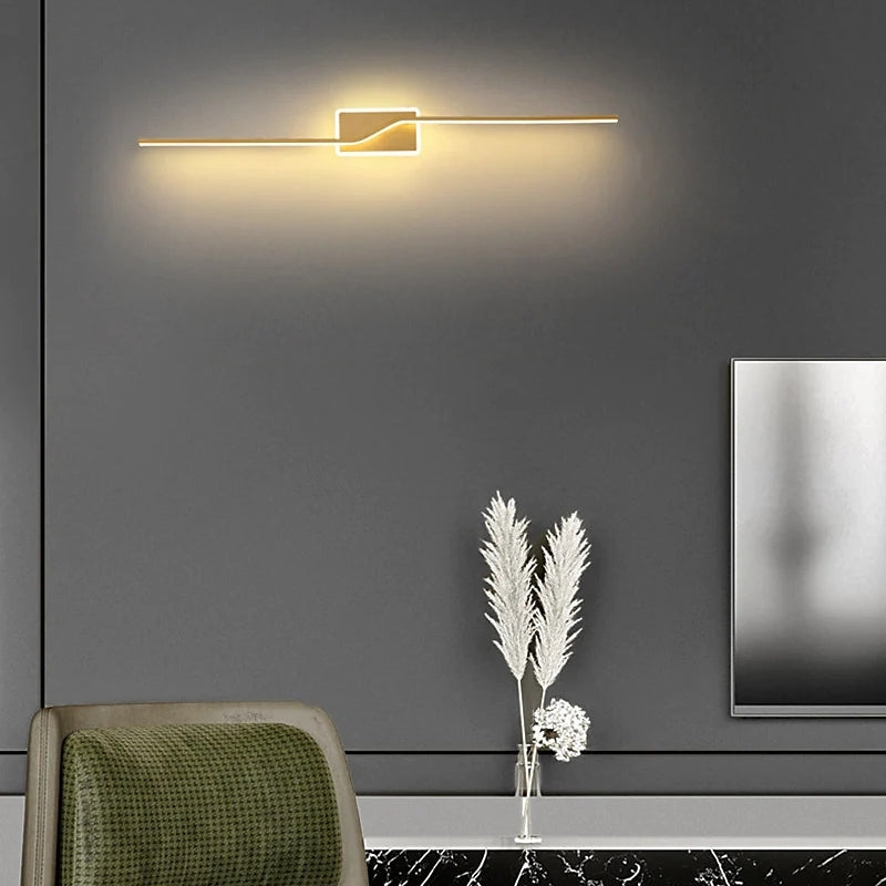 Clari Modern Minimalist Wall Lamp for Bedroom & Living Room - Lamp Copper