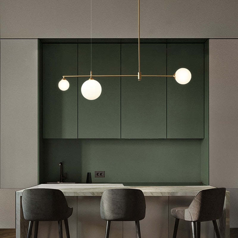 Valentina Modern Golden Bubble Copper Pendant Light - Lamp Copper