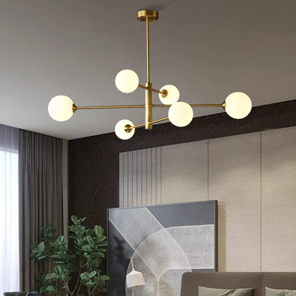 Valentina Modern Glass Shade Pendant Light, Copper/Black - Lamp Copper