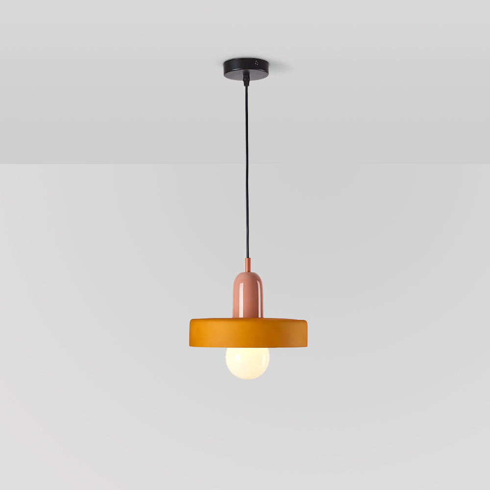 Jess Vintage Glass Pendant Light - Lamp Copper