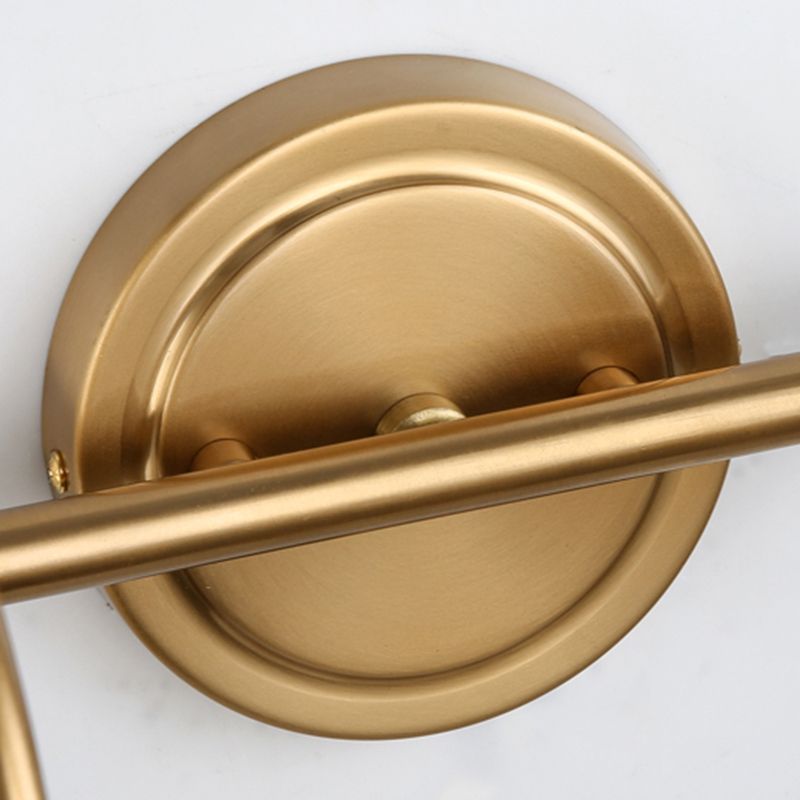 Tiffany Vintage Round Arc Vanity Wall Lamp, Gold, Bedroom - Lamp Copper