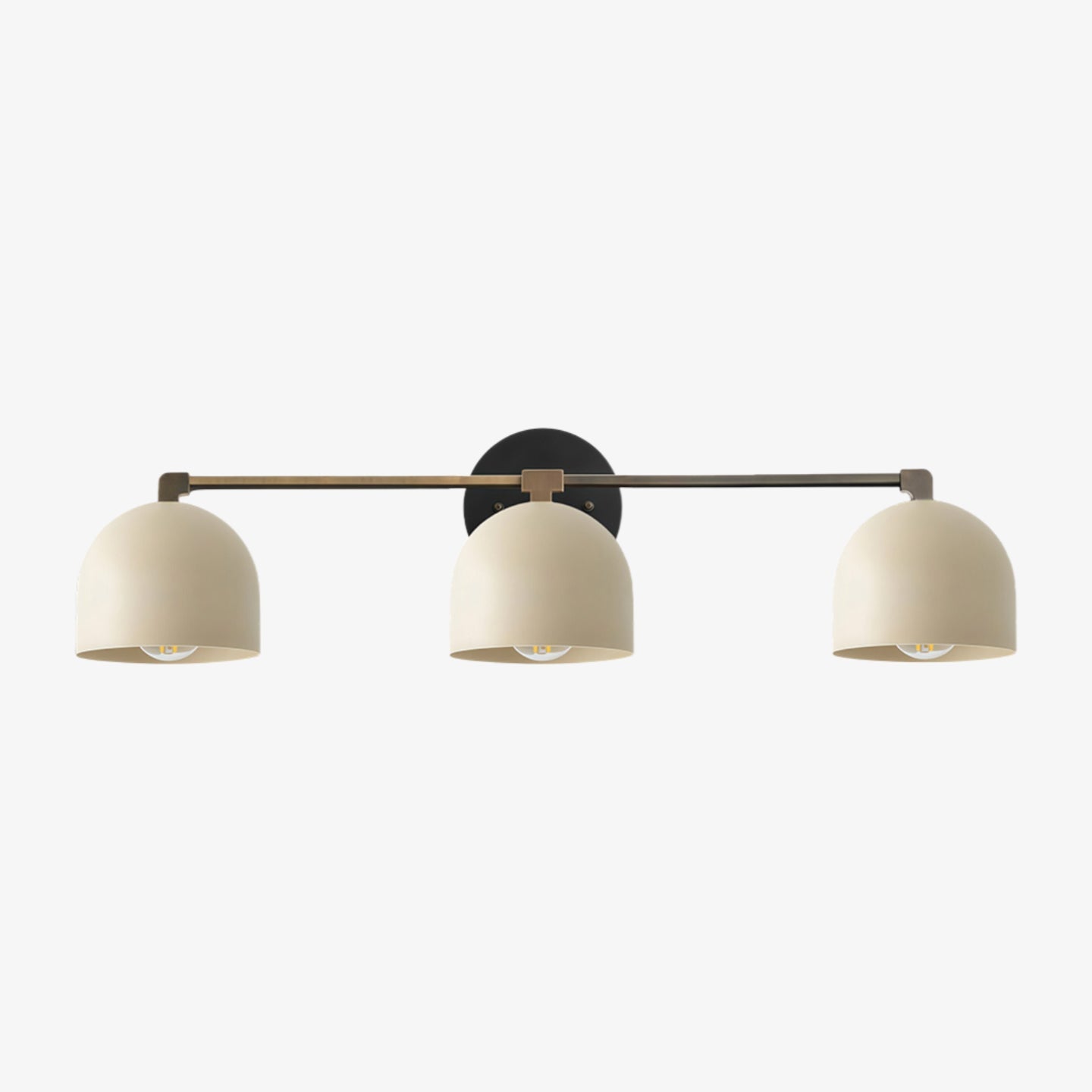 Chroma Dome Brass Wall Sconce Modern Bathroom